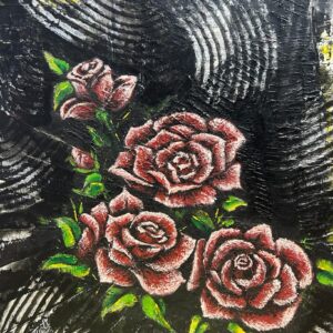 ROSES ABSTRACT ART PAINTING